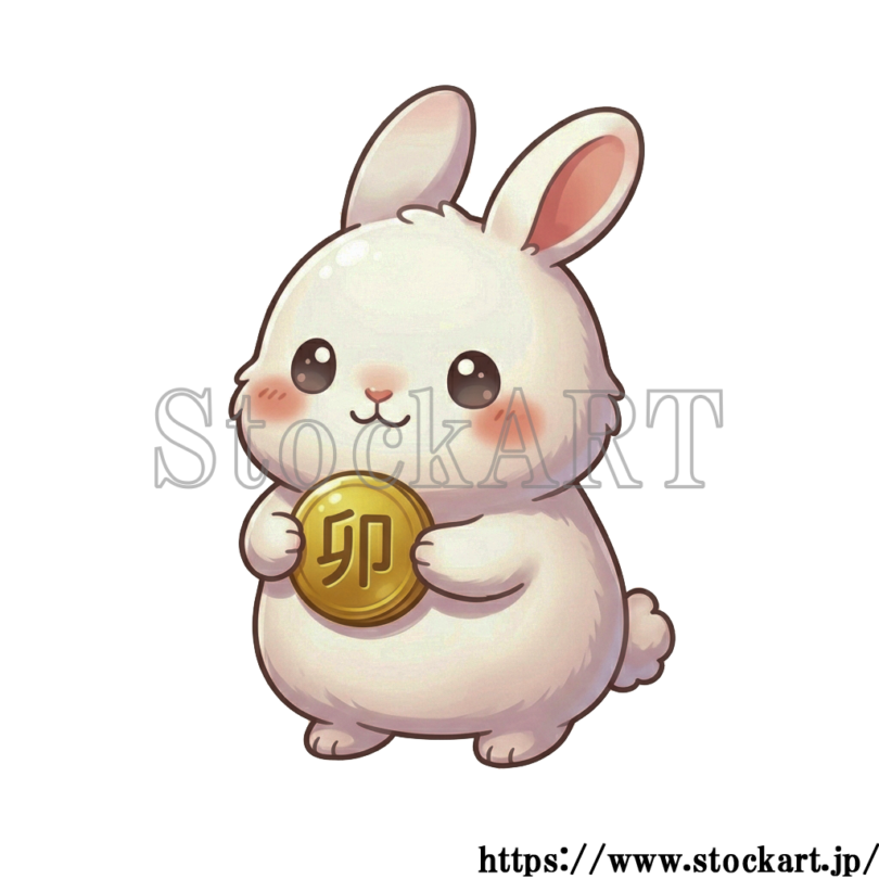 AI生成イラスト 十二支 卯