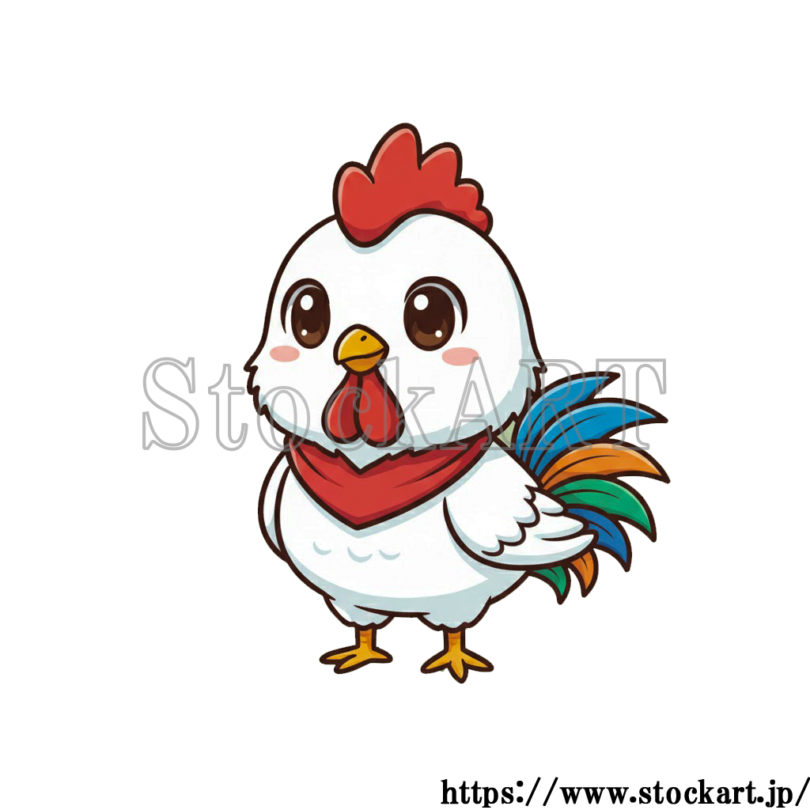 AI生成イラスト にわとり