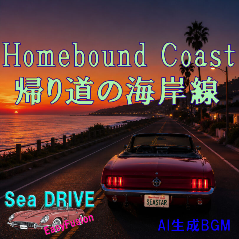 Homebound Coast (帰り道の海岸線) / SeaDRIVE  アルバムOceanDriveより