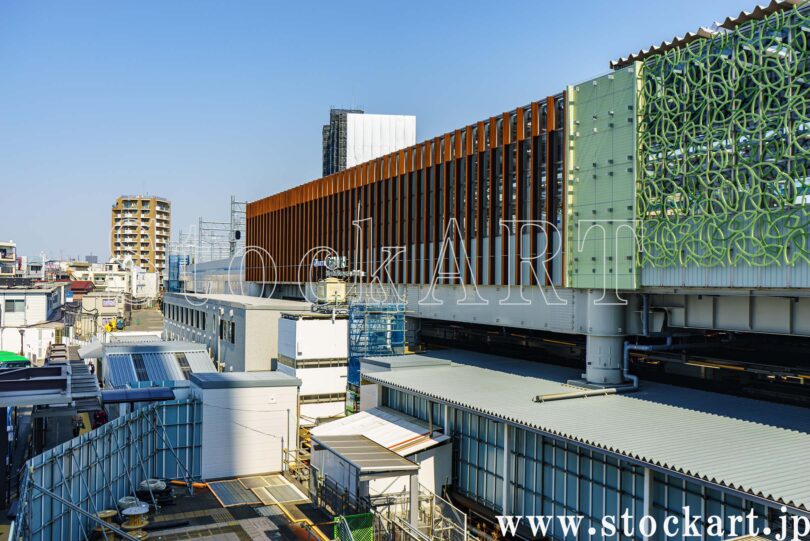 東村山駅西口工事中 2025年 3月