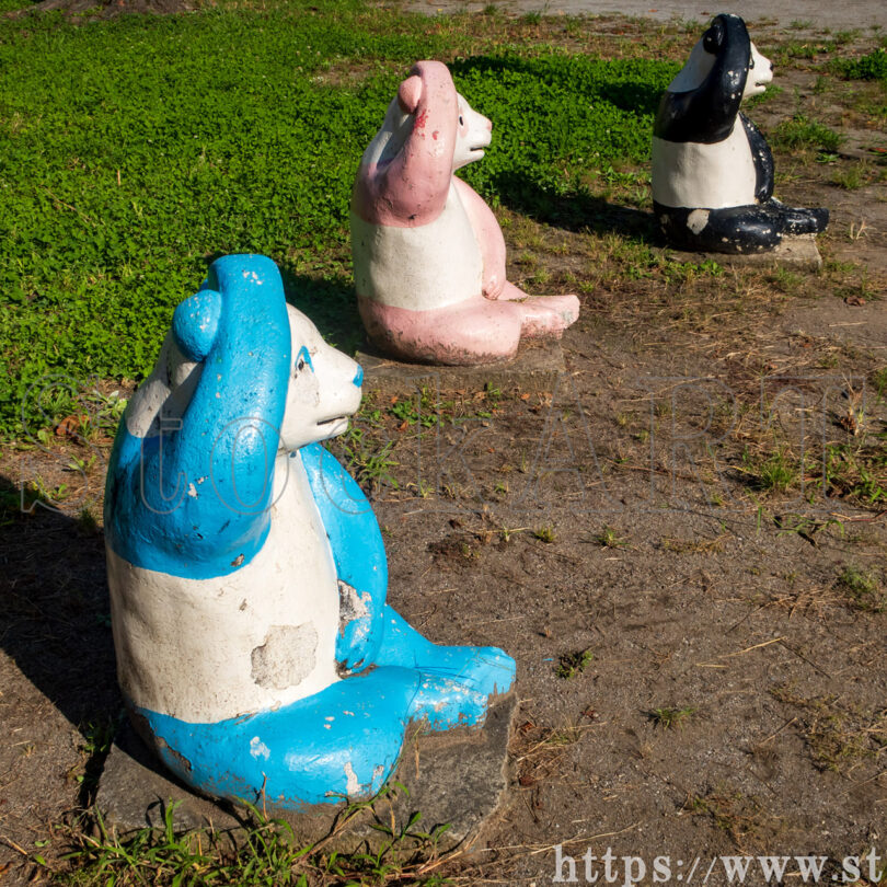 パンダ3匹 堀切児童遊園 2024①