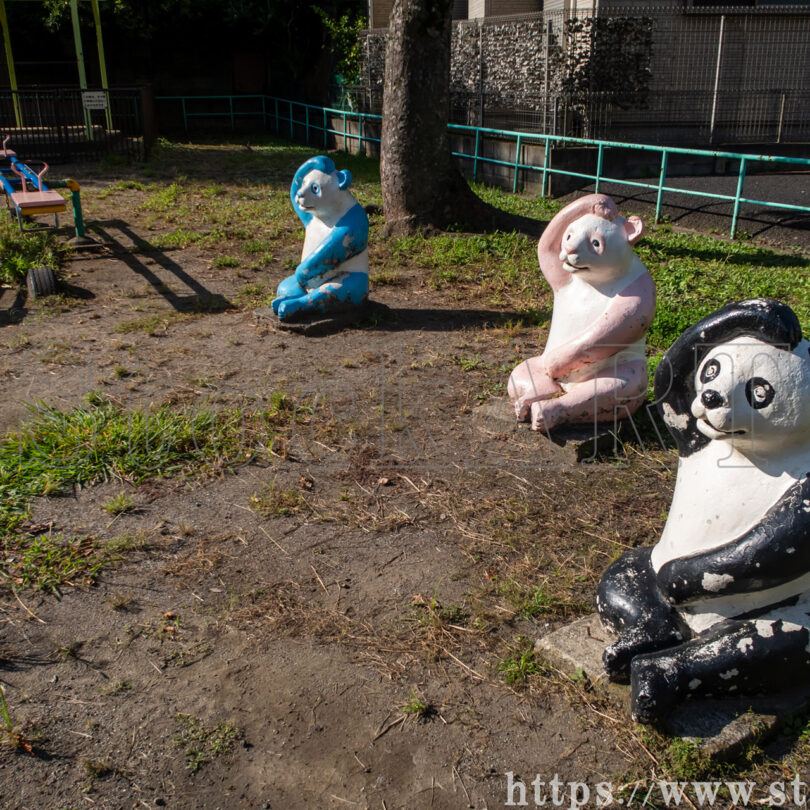 パンダ3匹 堀切児童遊園 2024②