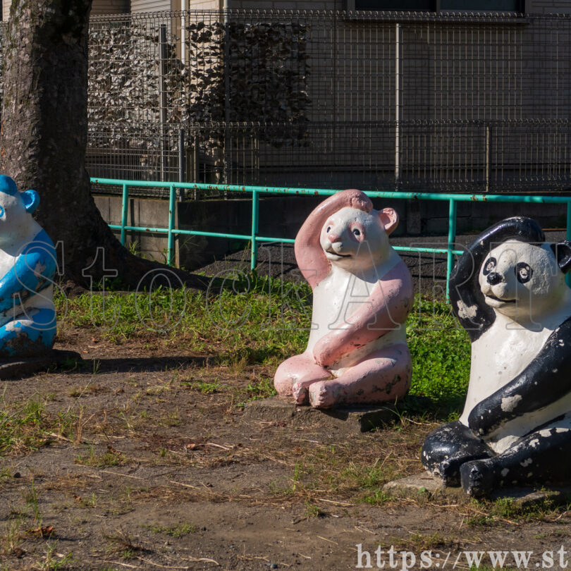 パンダ3匹 堀切児童遊園 2024③