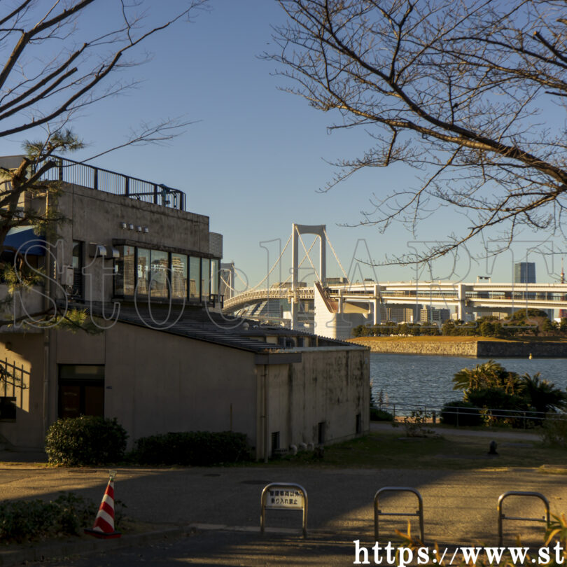 お台場海浜公園マリンハウスからレインボーブリッジ 2025
