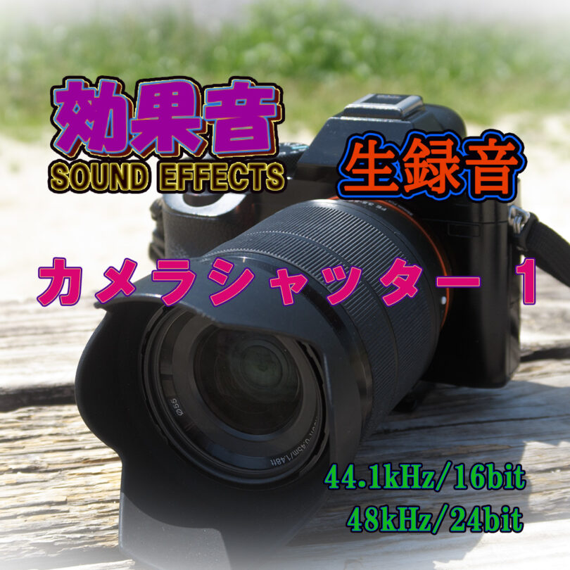 効果音 カメラシャッター 1 初期型のミラーレスカメラ